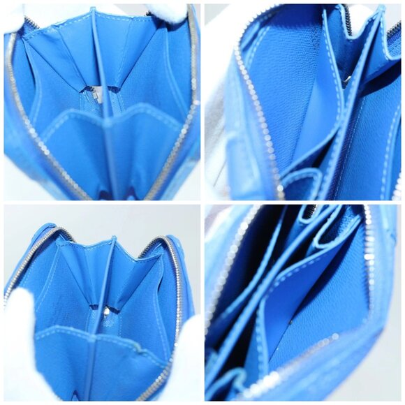 LOUIS VUITTON Monogram Clouds Soft Trunk Necklace Pouch Blue - Picture 15 of 16